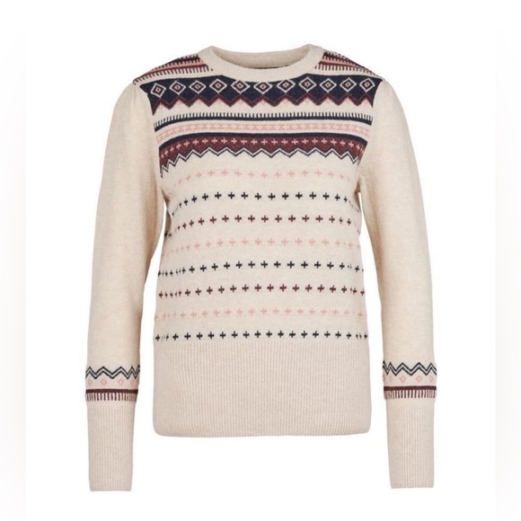 Barbour Birch Knit Sweater, 6, Oatmeal, NWT - Picture 1 of 13